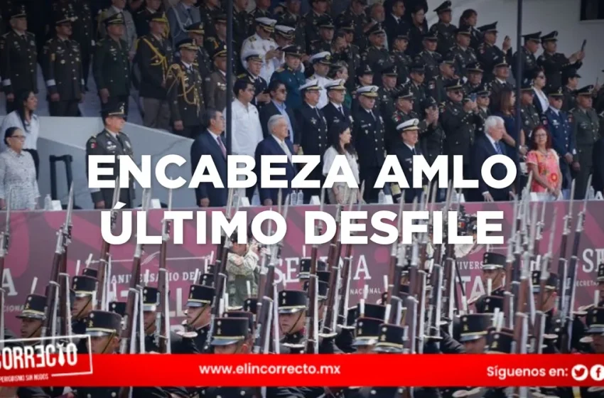  AMLO encabeza su último Desfile del 5 de Mayo como presidente en Puebla (+FOTOS)