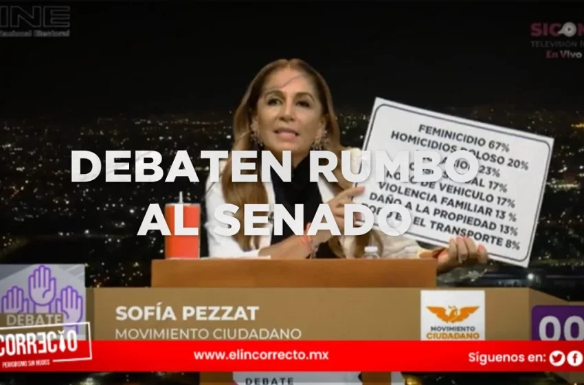  ¿Pacto de no agresión? Primer debate entre candidatos al Senado por Puebla pasa desapercibido