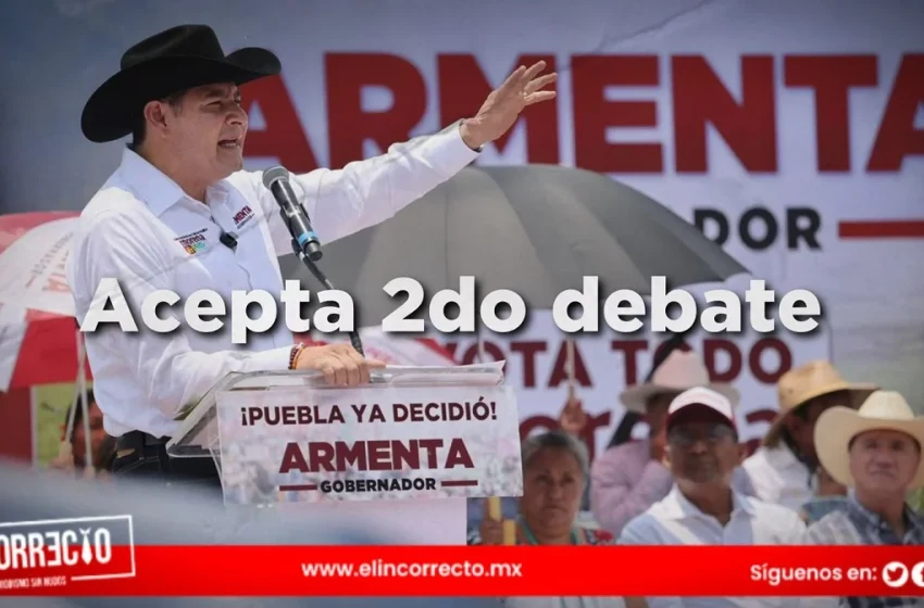  Armenta acepta segundo debate sin excluir a Fernando Morales