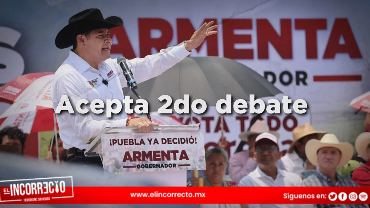 Armenta acepta segundo debate sin excluir a Fernando Morales
