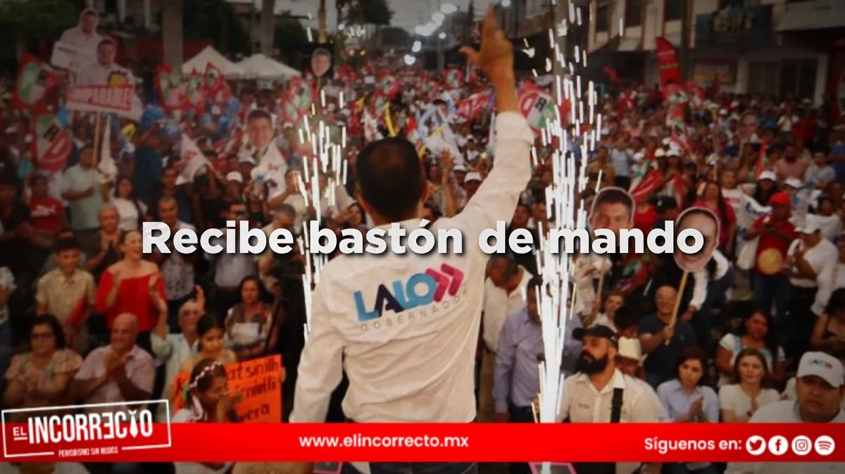 Lalo Rivera recibe bastón de mando en V. Carranza