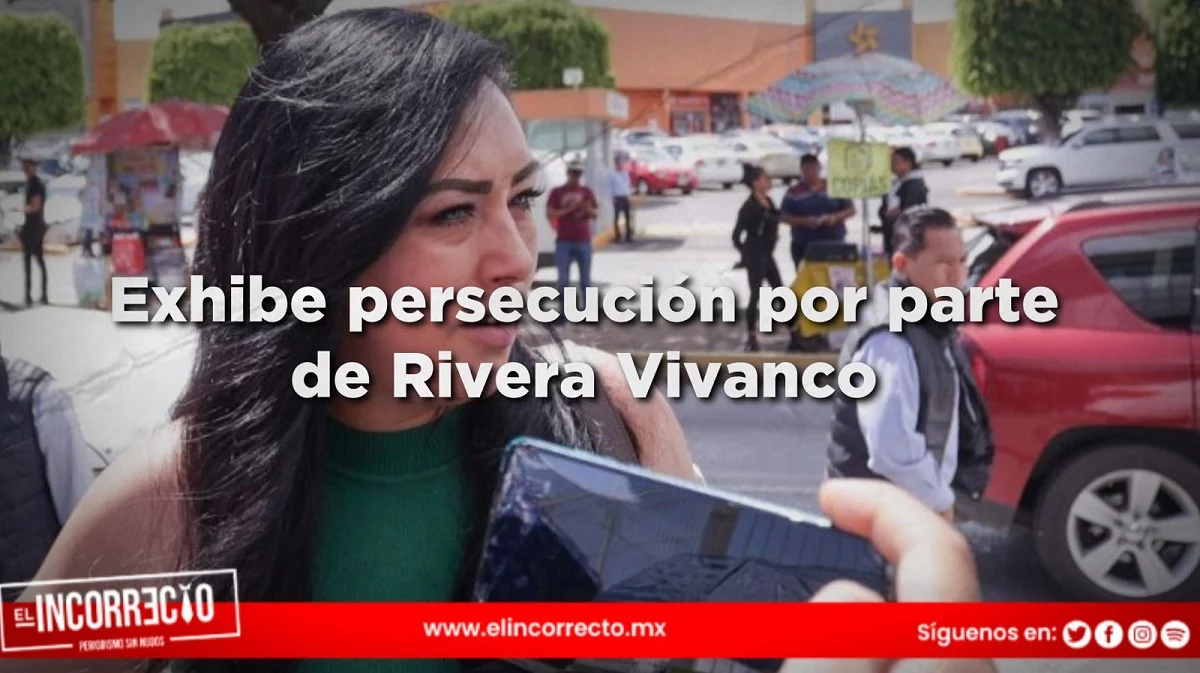 Exhibe Yasmín Flores persecución en su contra por parte de Claudia Rivera