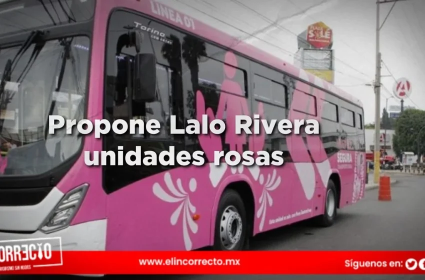  Eduardo Rivera propone unidades de transporte exclusivas para mujeres en Puebla