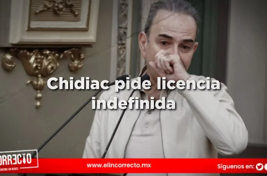  Jorge Estefan Chidiac solicita licencia indefinida como diputado local y llamarán a su suplente