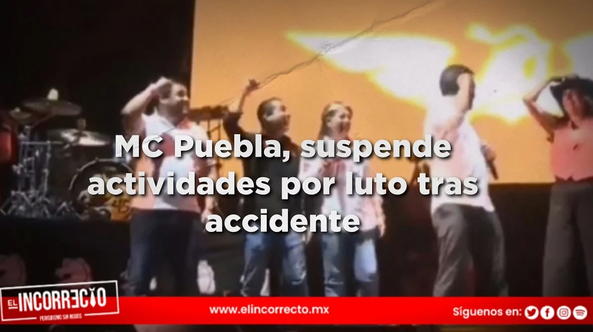 MC suspende actividades en Puebla en símbolo de luto por muertos en Nuevo León