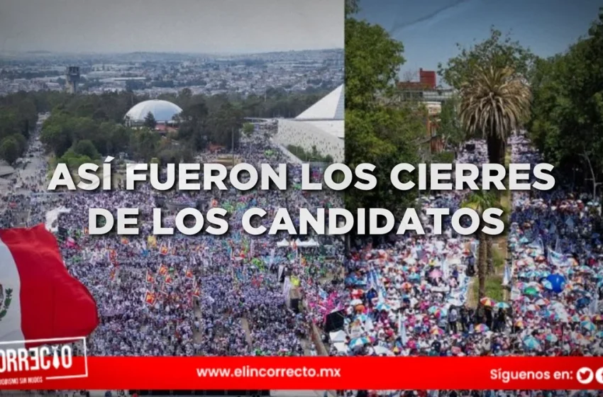  ¿Cuántas personas acudieron a los cierres de campaña de Armenta y Lao Rivera?