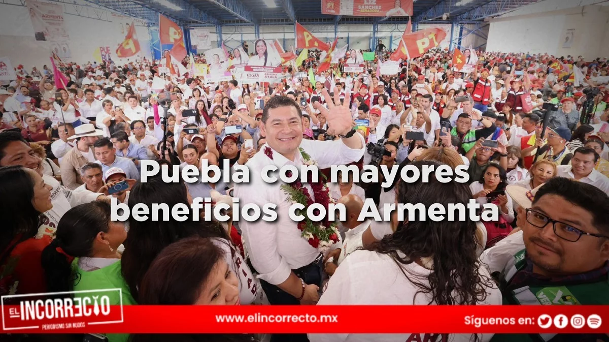 Puebla con mayores beneficios con Armenta