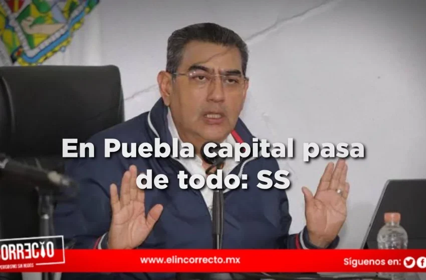  Sergio Salomón pide acción al Ayuntamiento: “En Puebla pasa de todo”