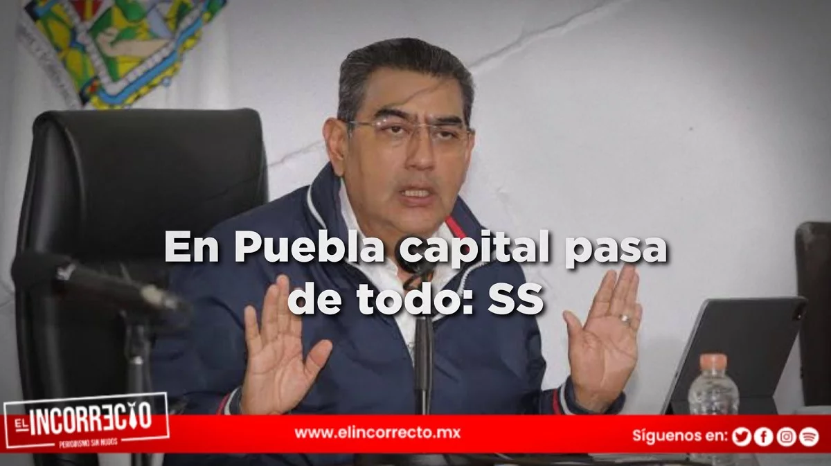 Sergio Salomón pide acción al Ayuntamiento: “En Puebla pasa de todo”