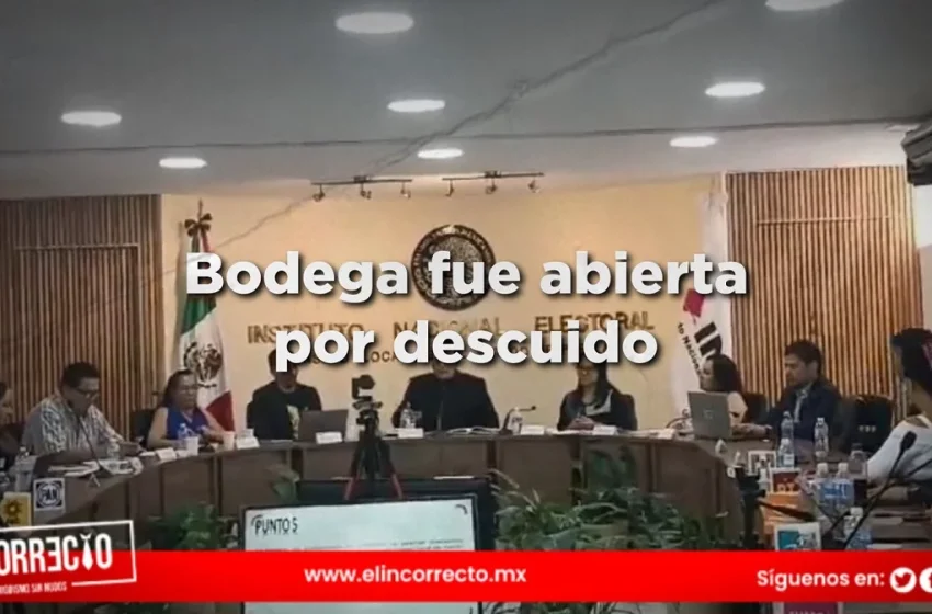  Revela INE que bodega del distrito Edomex robaron boletas, fue abierta por descuido 