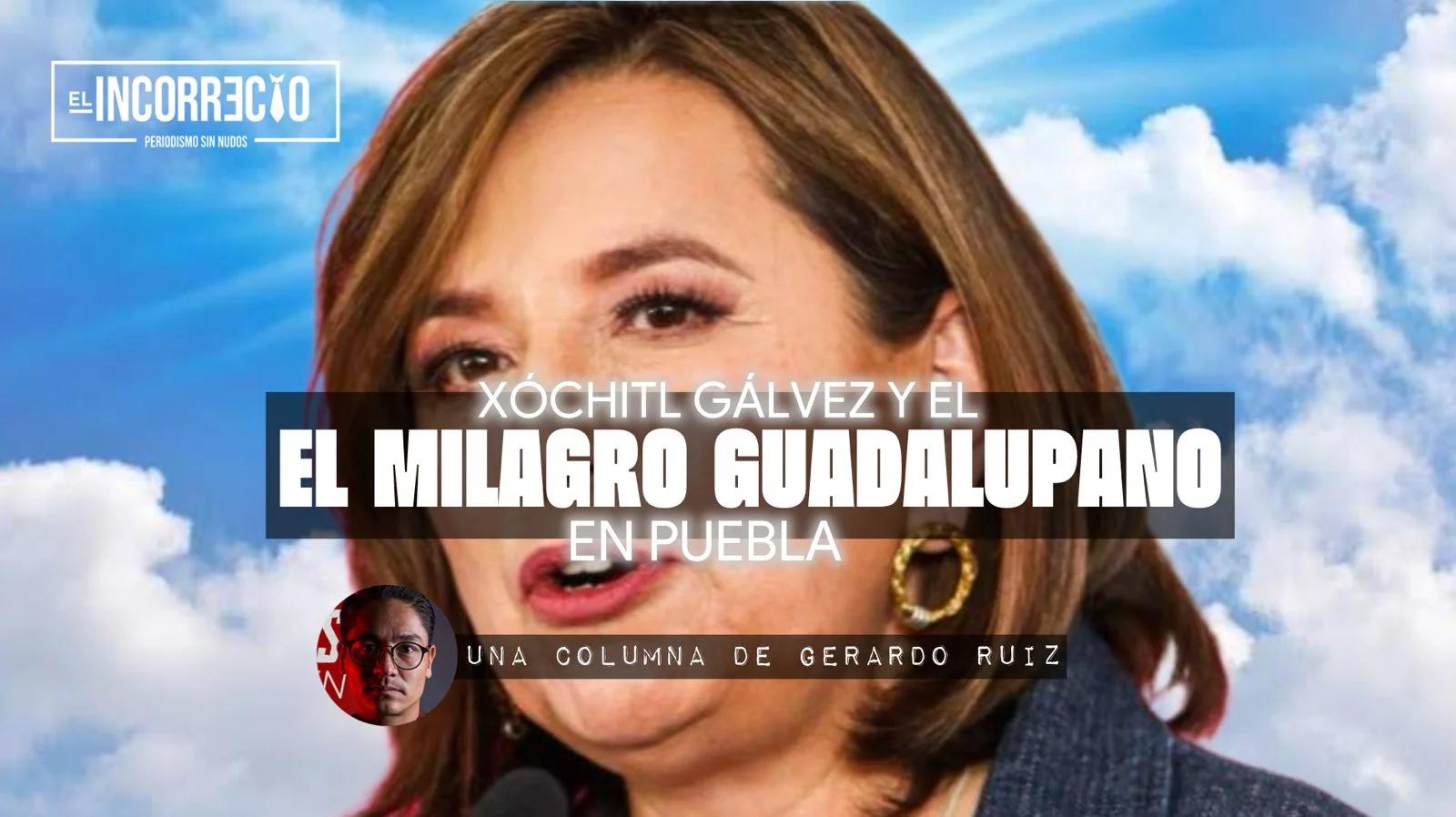 Xóchitl Gálvez y el milagro guadalupano en Puebla