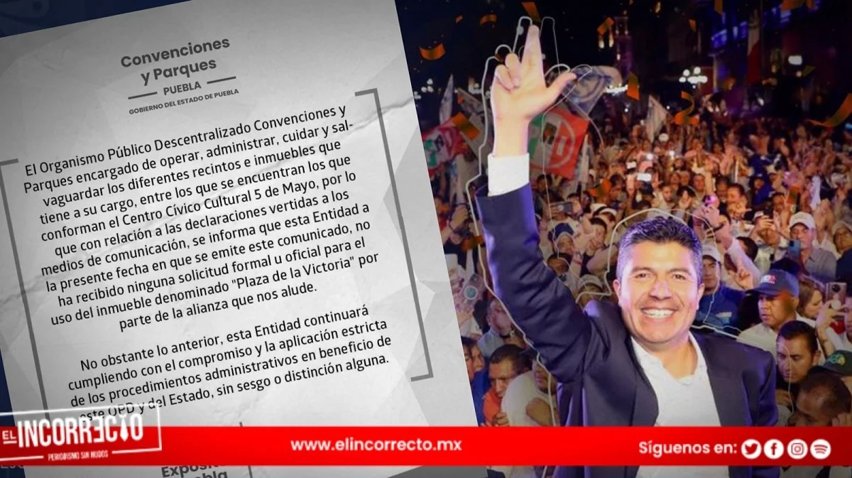 desmiente gobierno de Puebla a vocería de Lalo Rivera