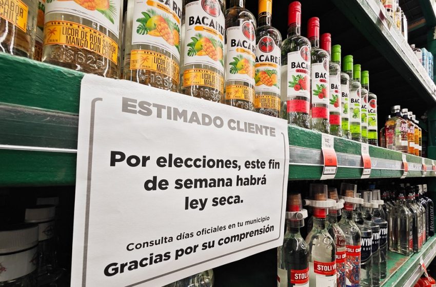  Implementan Ley Seca en Puebla del 1 al 3 de junio por jornada electoral