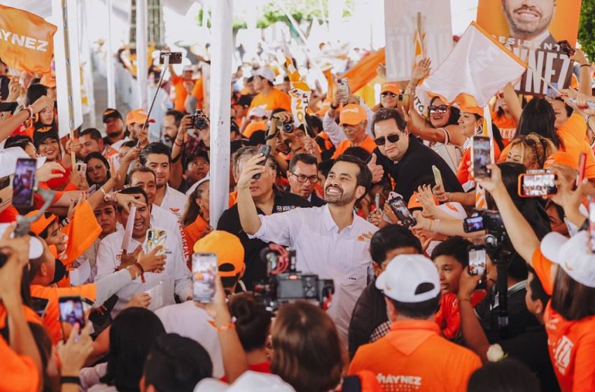  En cierre de campaña en Texmelucan, Máynez acusa a Morena de preparar presunto fraude electoral