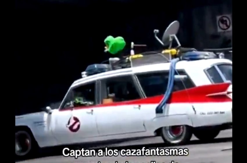  Captan el Misterio del Ecto-1: El Emblemático Auto de los ‘Cazafantasmas’ Recorre las Calles de Puebla
