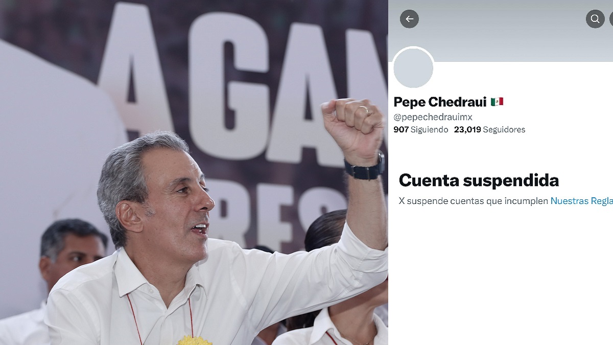 Bloquean cuenta de X de Pepe Chedraui por un ataque denominado "Zero-Day"
