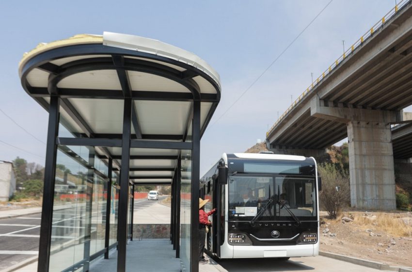  Inician prueba piloto camiones de la Línea 4 de RUTA; serán eléctricos (+FOTOS)