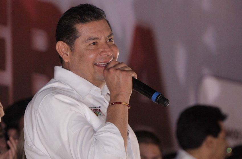  Alejandro Armenta, virtual gobernador de Puebla con más del 60% de los votos