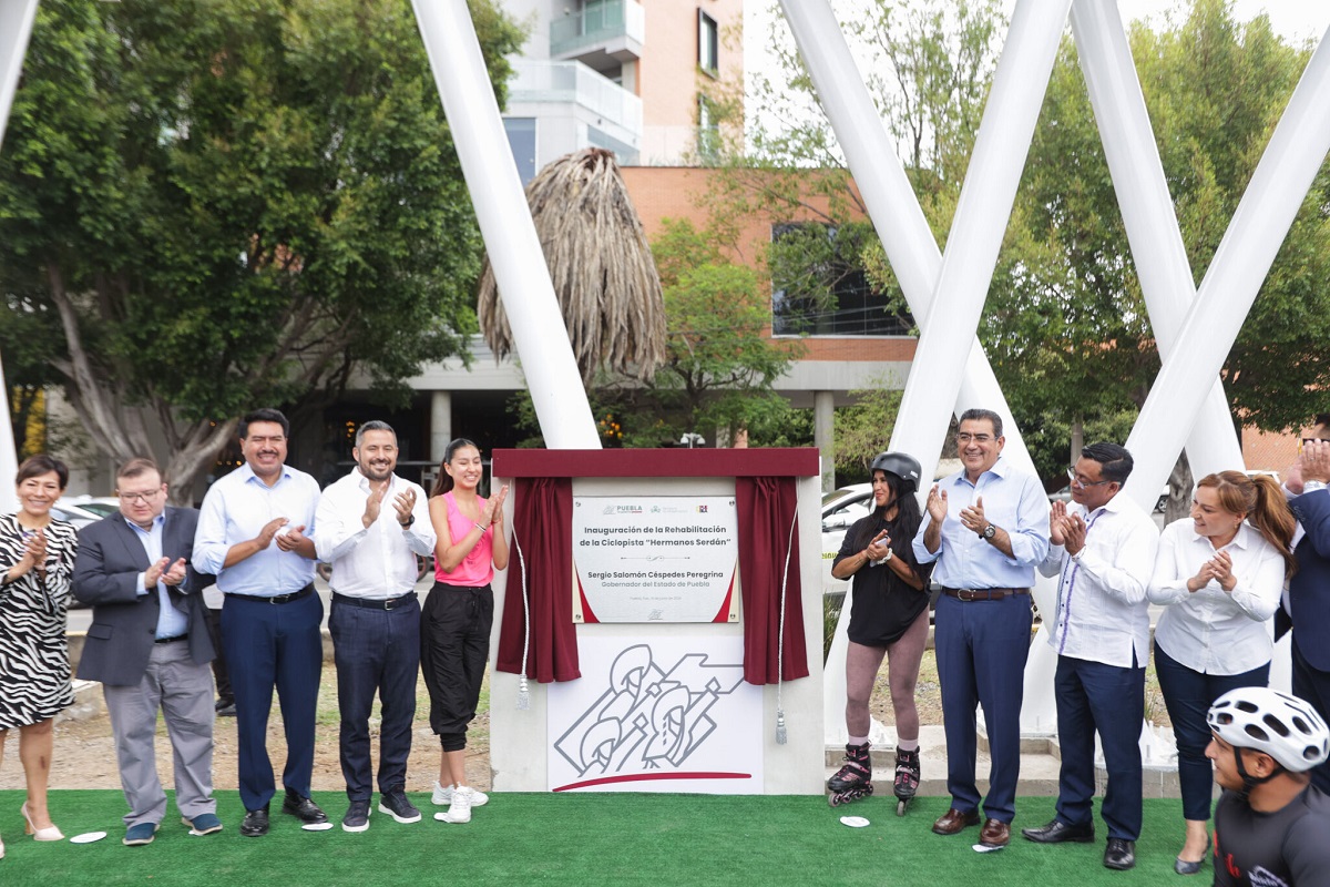Así quedó la reinauguración de la ciclopista Hermanos Serdán con 47 mdp (+FOTOS)