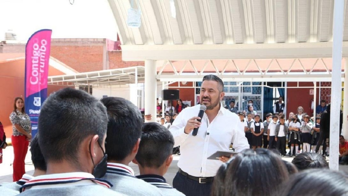 Ayuntamiento de Puebla inaugura desayunador escolar en primaria de bosques de manzanilla