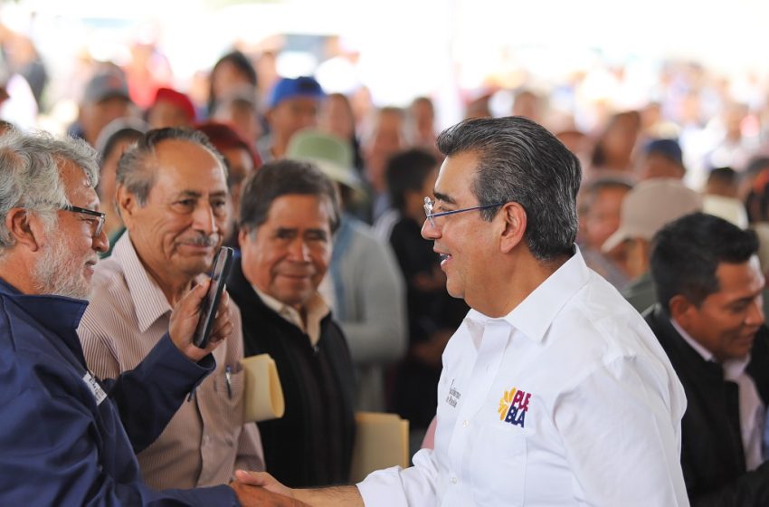  Con sociedad, gobierno estatal construye un mejor Puebla: Sergio Salomón