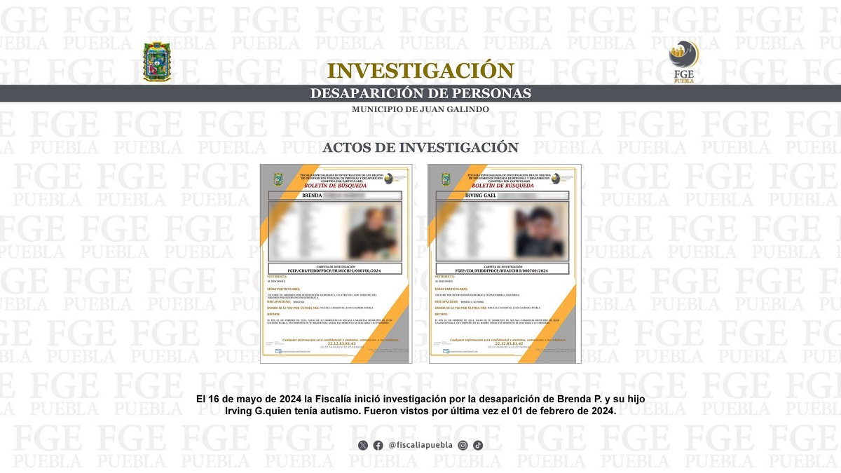 Erick Roberto mató a su mamá y hermano en Juan Galindo; escondió sus restos en su casa