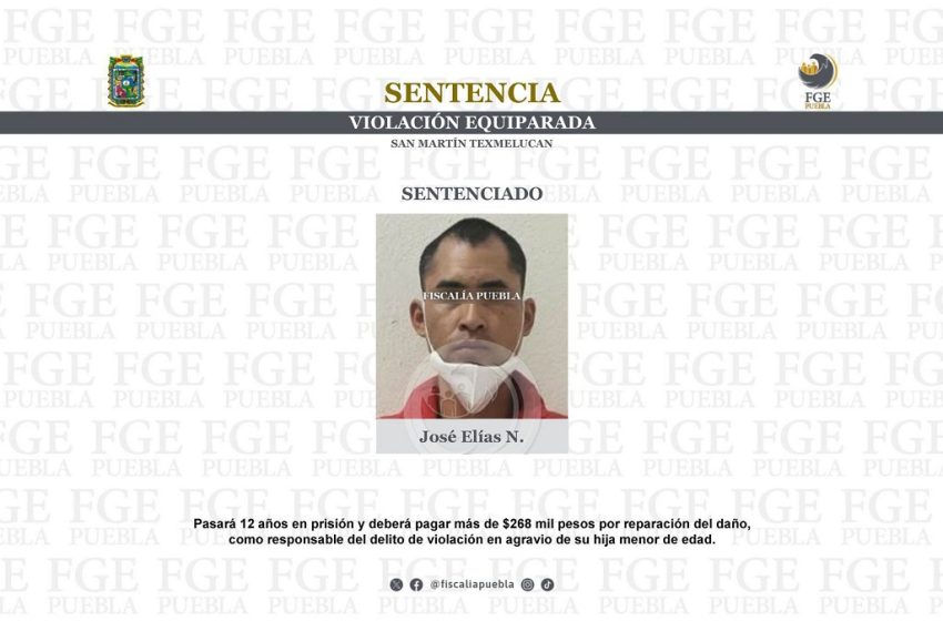  Ex aspirante a diputado de MC, José Elías dormía a su hija para abusar sexualmente de ella en Puebla