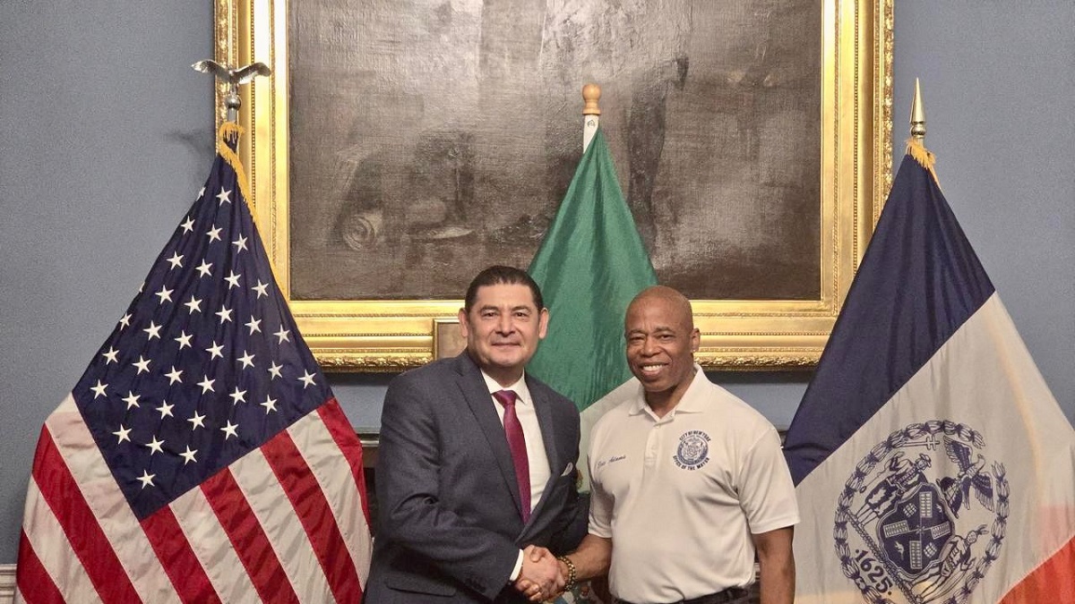 Gira de Trabajo del Gobierno de Transición de Puebla en Nueva York fortalece la Seguridad Estatal