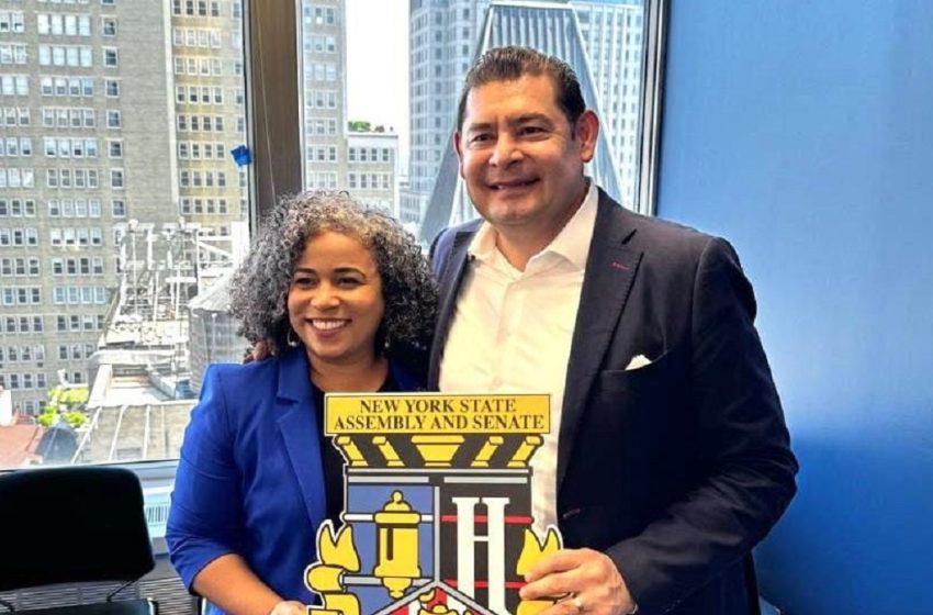  Gobernador Electo Alejandro Armenta y Asambleísta Karines Reyes promueven hermanamiento Puebla-Nueva York