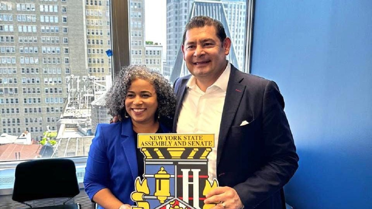 Gobernador Electo Alejandro Armenta y Asambleísta Karines Reyes promueven hermanamiento Puebla-Nueva York