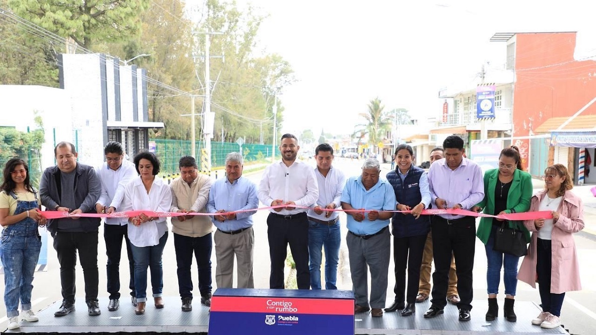 Gobierno municipal entrega rehabilitación del bulevar Xonacatepec