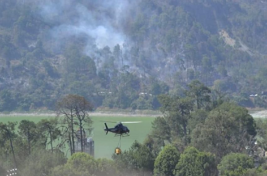  Incendio en el cerro de Necaxaltepetl fue liquidado en 90%: Gobierno de Puebla