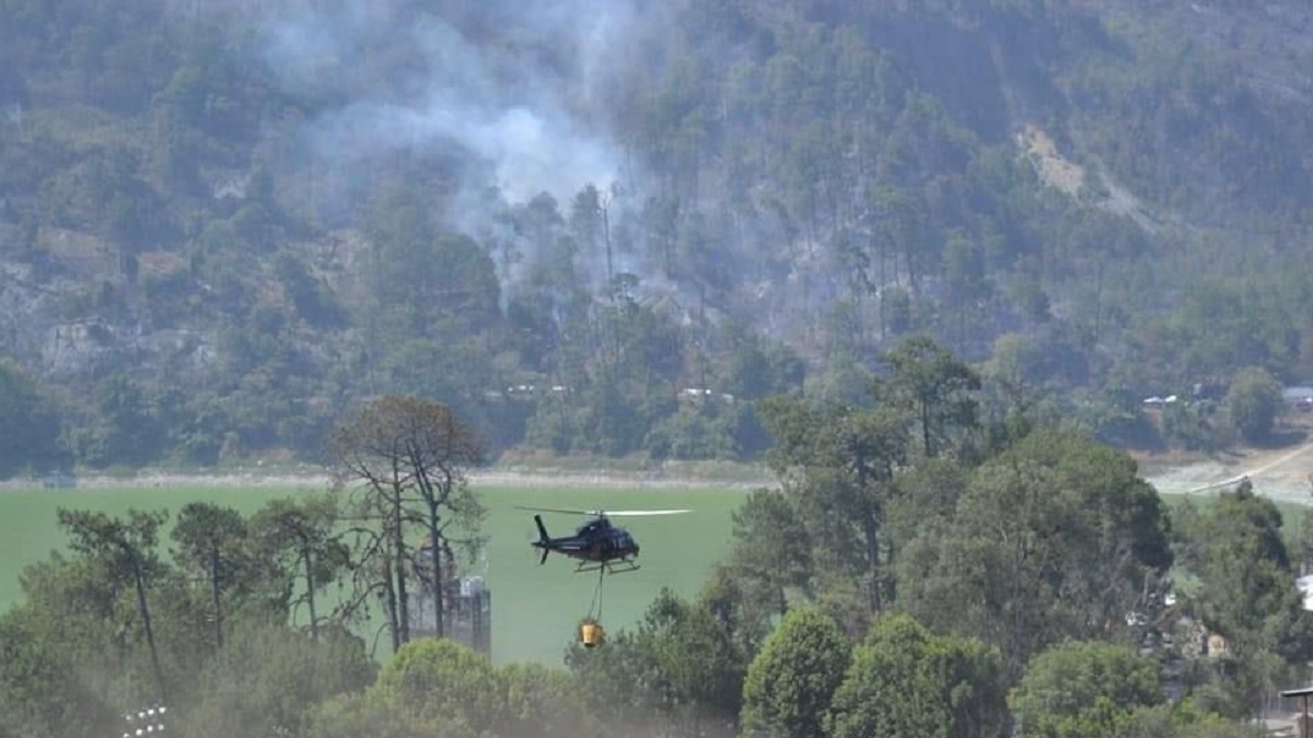 Incendio en el cerro de Necaxaltepetl fue liquidado en 90% Gobierno de Puebla