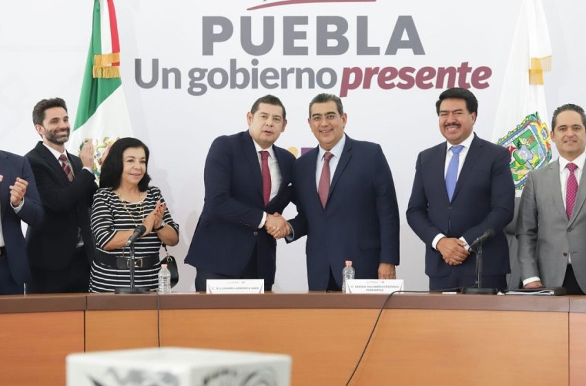  Inicia gobierno estatal proceso de transición; transformación en Puebla continuará: Sergio Salomón