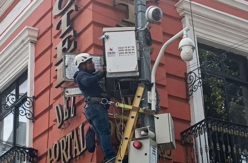  Instalan 50 cámaras de vigilancia en el Centro Histórico