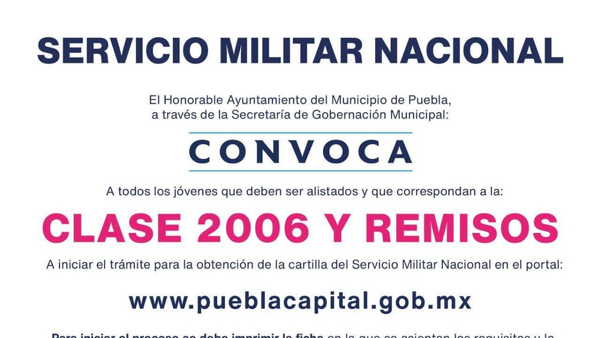Invita ayuntamiento de Puebla a tramitar la cartilla military mejor preparado refrenda Armenta en beneficio de las familias poblanas