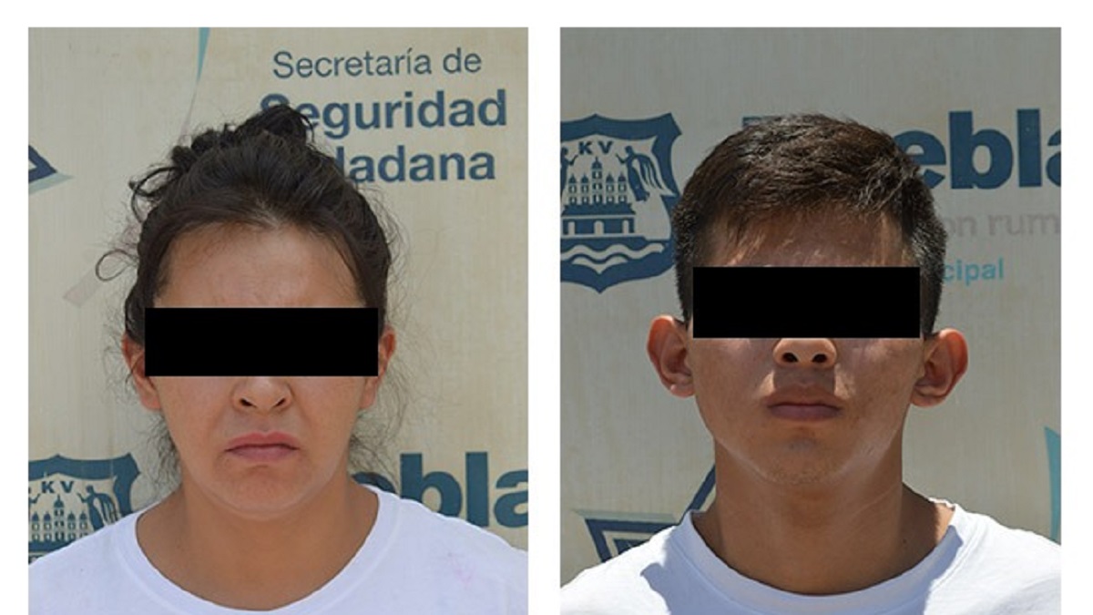 Policía municipal de Puebla detuvo a cinco personas por robo a transeúnte