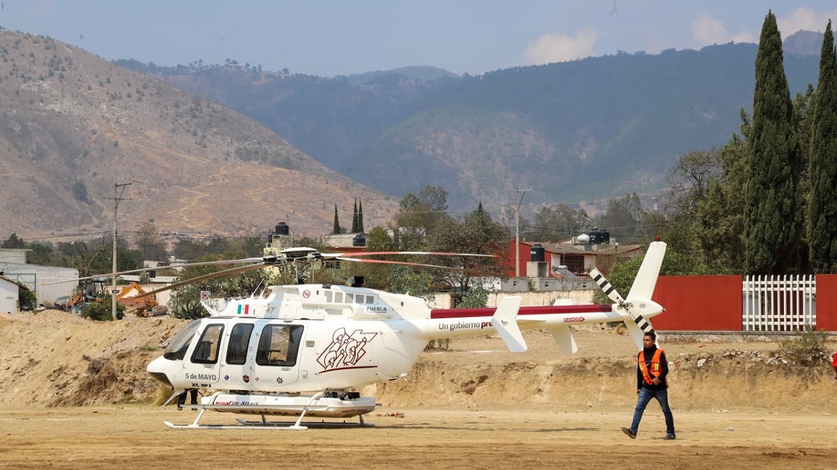 Combate gobierno estatal incendios forestales de manera frontal, reafirma Sergio Salomón