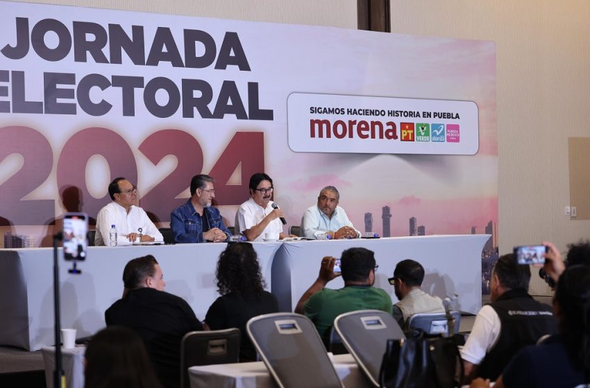  Puebla está dando muestras de civilidad y democracia: Morena