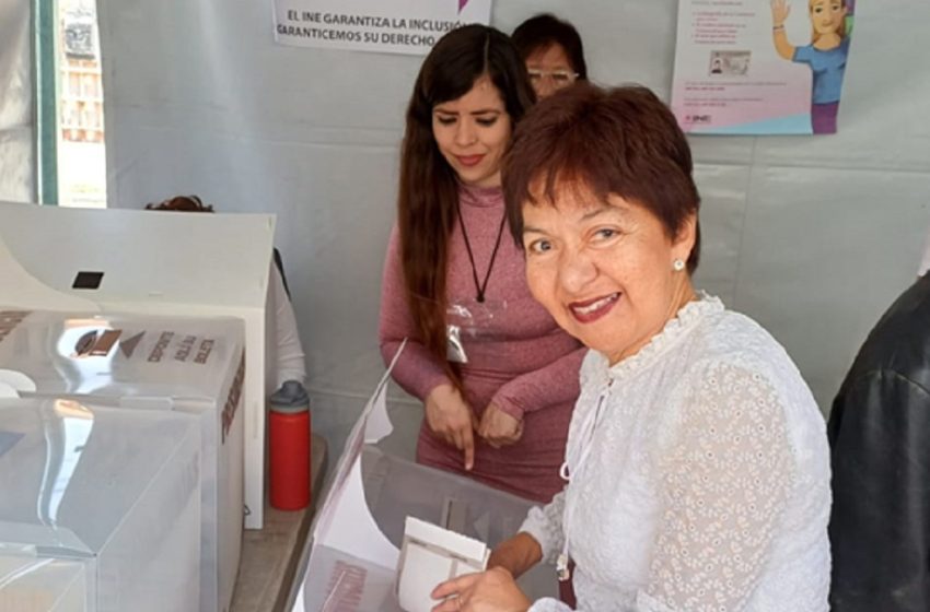 Rectora María Lilia Cedillo invita a la sociedad a acudir a las urnas para decidir el rumbo del país