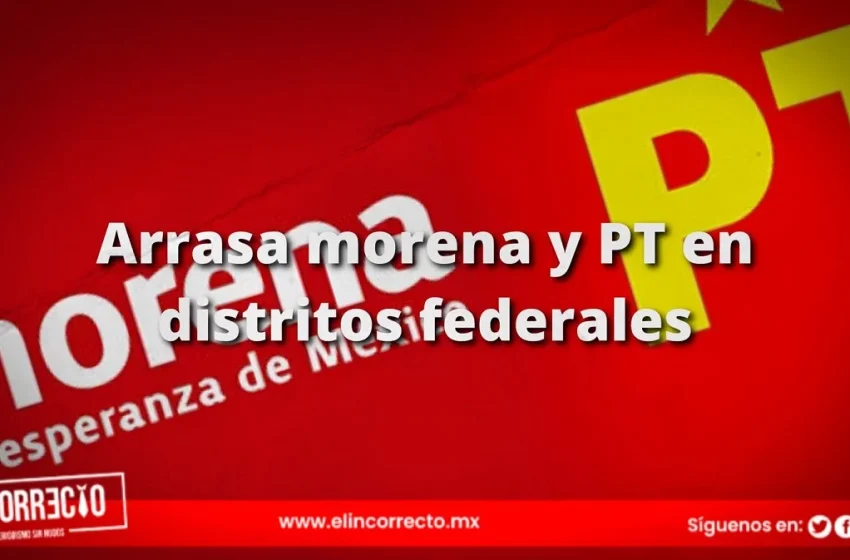  Morena arrasa con todas las diputaciones locales y federales de Puebla