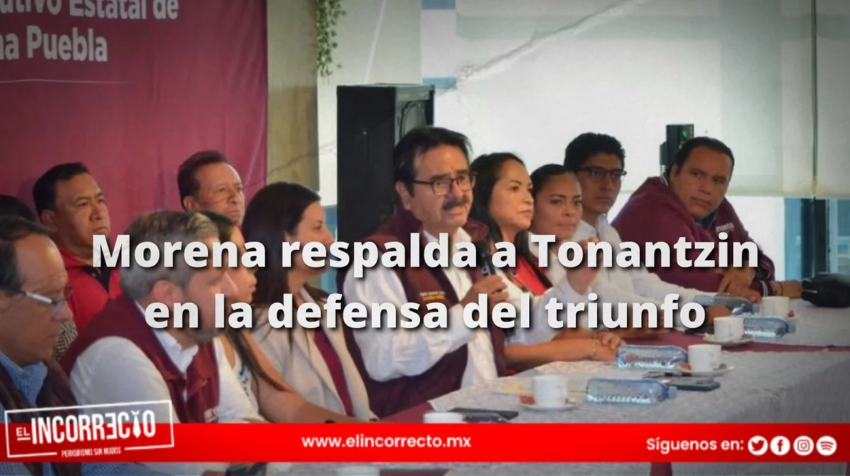Respalda Morena a Tonantzin Fernández en la defensa del triunfo en San Pedro Cholula