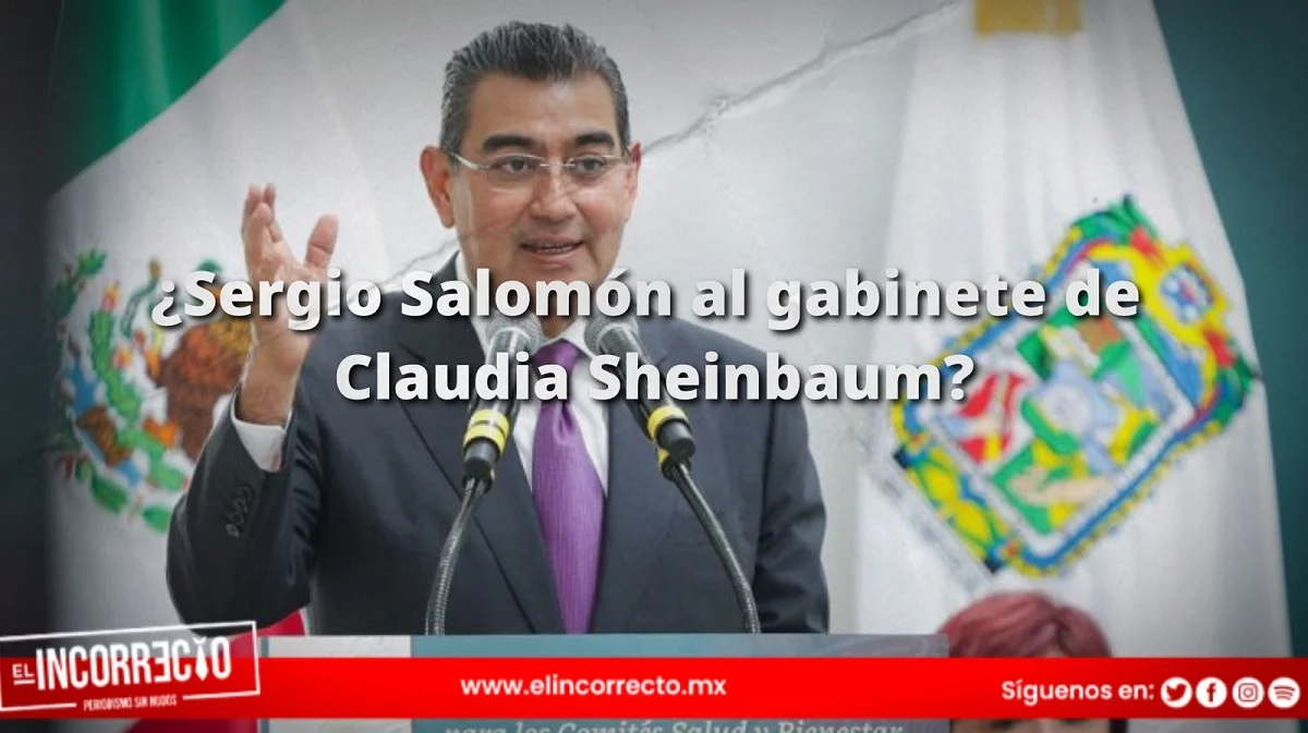 ¿Sergio Salomón al gabinete de Claudia Sheinbaum? Esto respondió el gobernador
