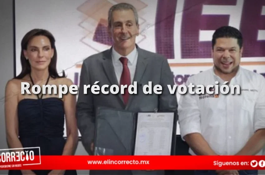  Pepe Chedraui, alcalde electo de Puebla, rompe récord de votación con 427 mil sufragios