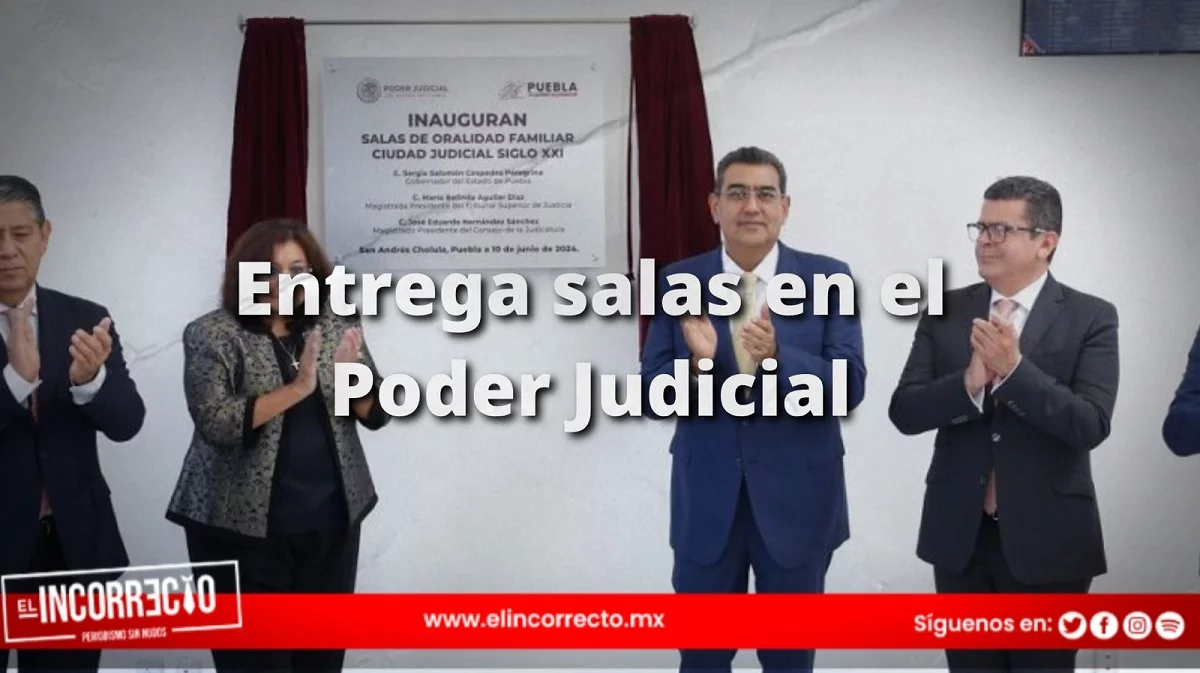 Gobierno de Puebla entrega escrituras y 6 salas de oralidad al Poder Judicial