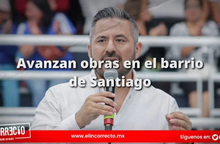  Obra en el barrio de Santiago presenta avance del 50%: alcalde de Puebla