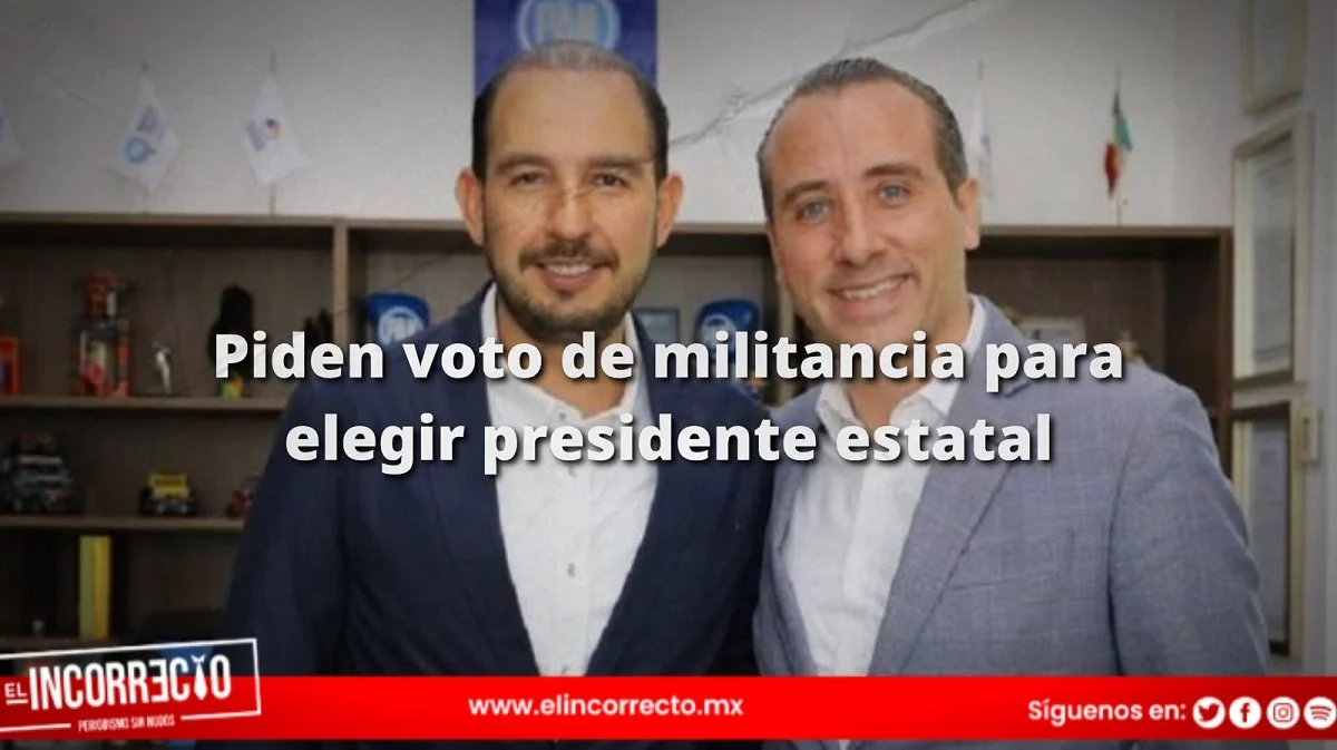 Riestra pide a dirigente nacional del PAN voto de militancia para elegir al líder estatal