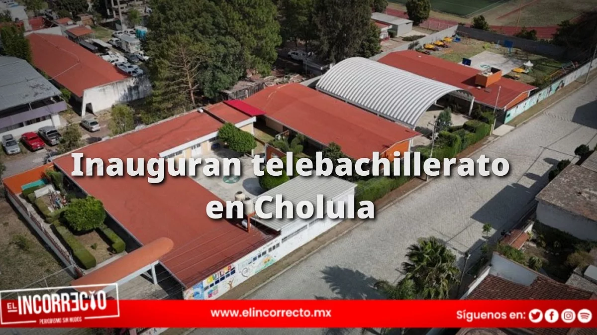 Gobierno del Estado inauguró Telebachillerato y rehabilitación del Centro de Atención «Yolojpili» en Cholula