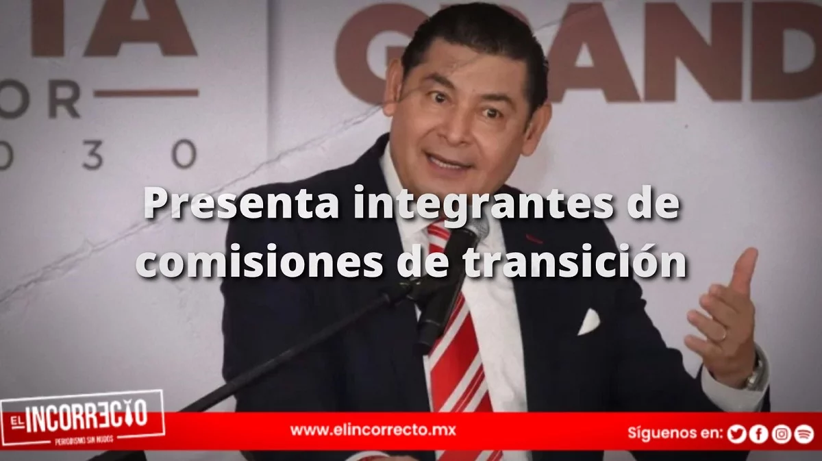 Alejandro Armenta presenta a los integrantes de 6 Comisiones de Transición