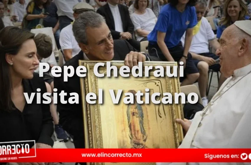  Pepe Chedraui y María Elise, su esposa visitan al papa Francisco